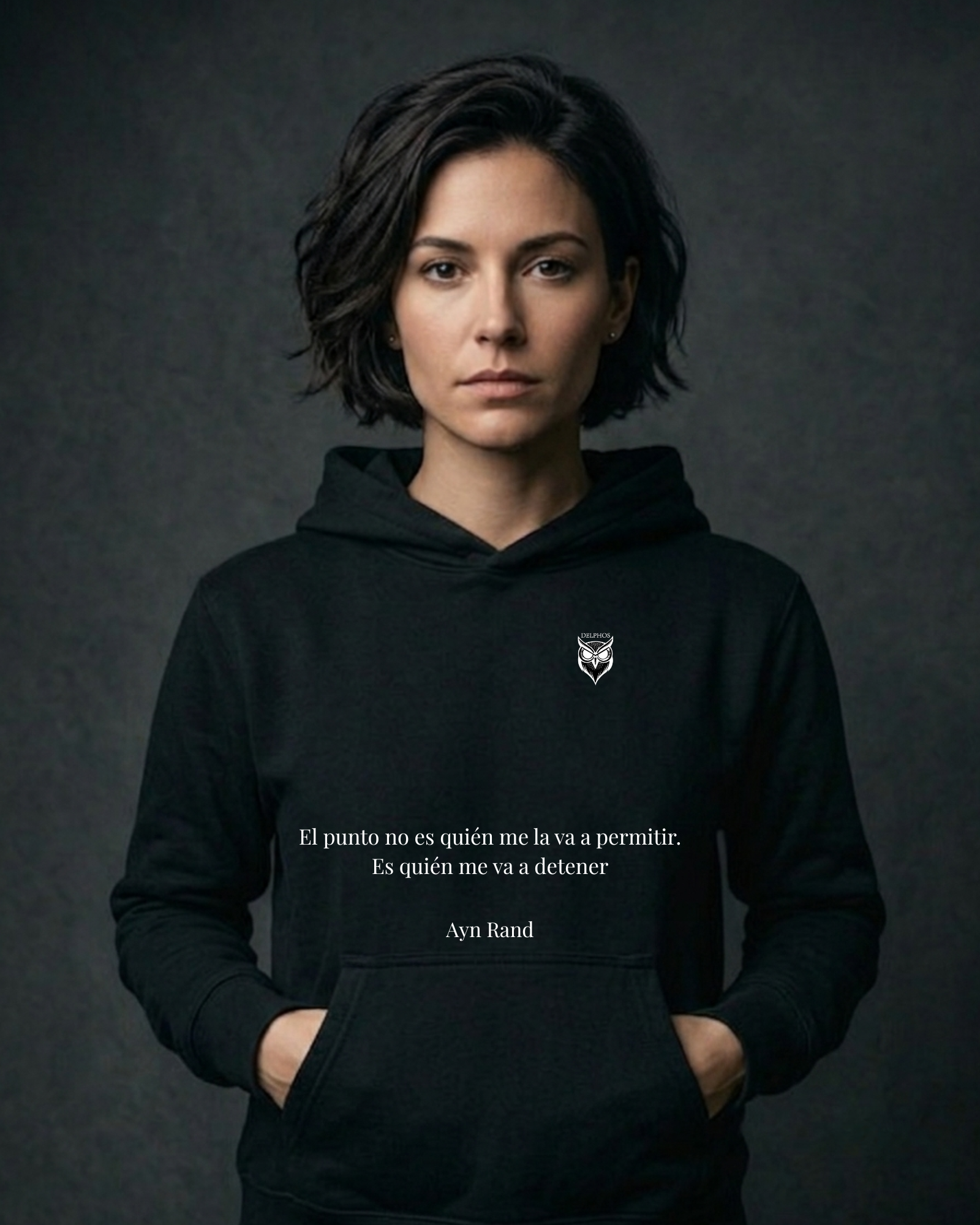 Hoodie Ayn Rand - Determinaciónnd