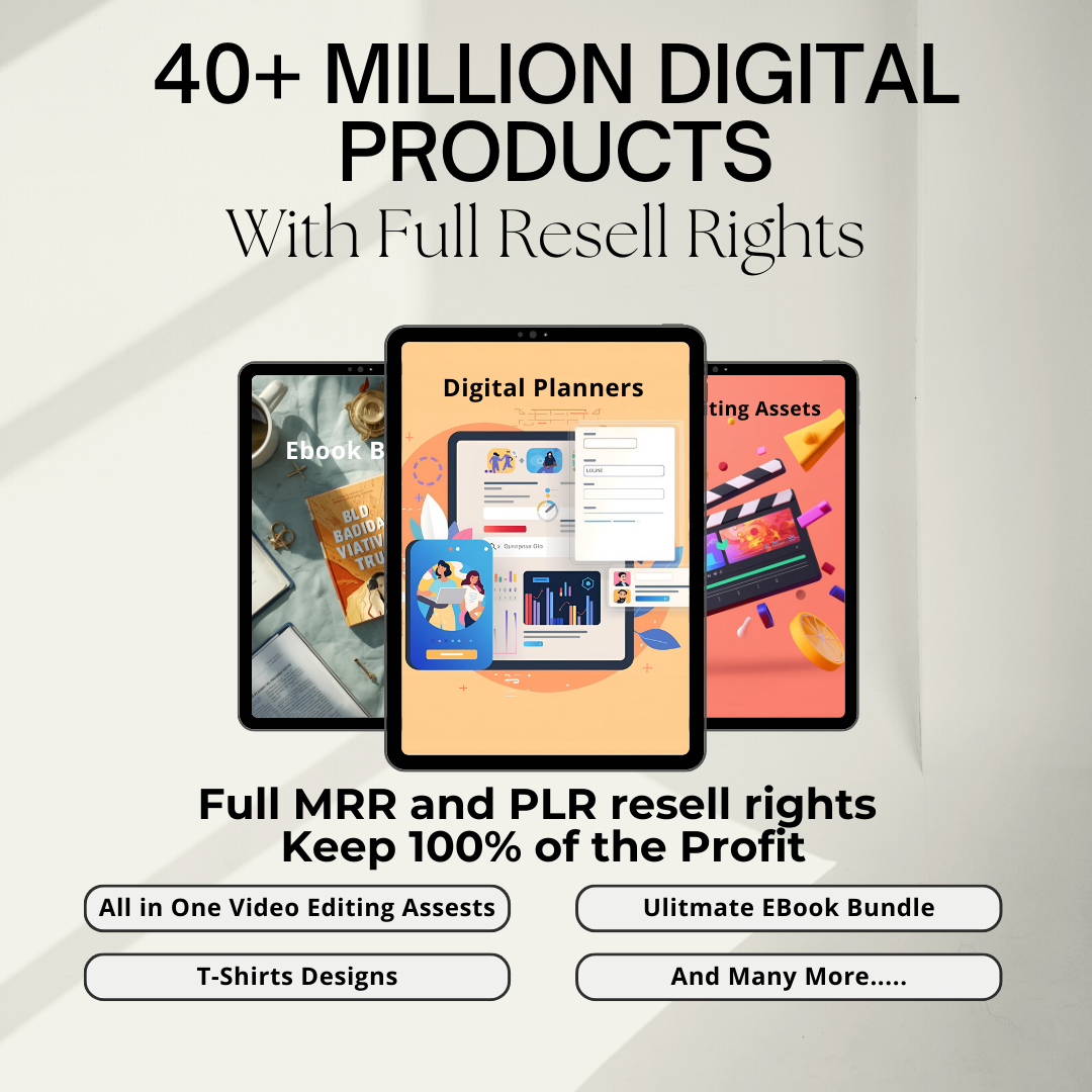 π Unlock Unlimited Earning Potential with the Digital Product Mega Bundle π