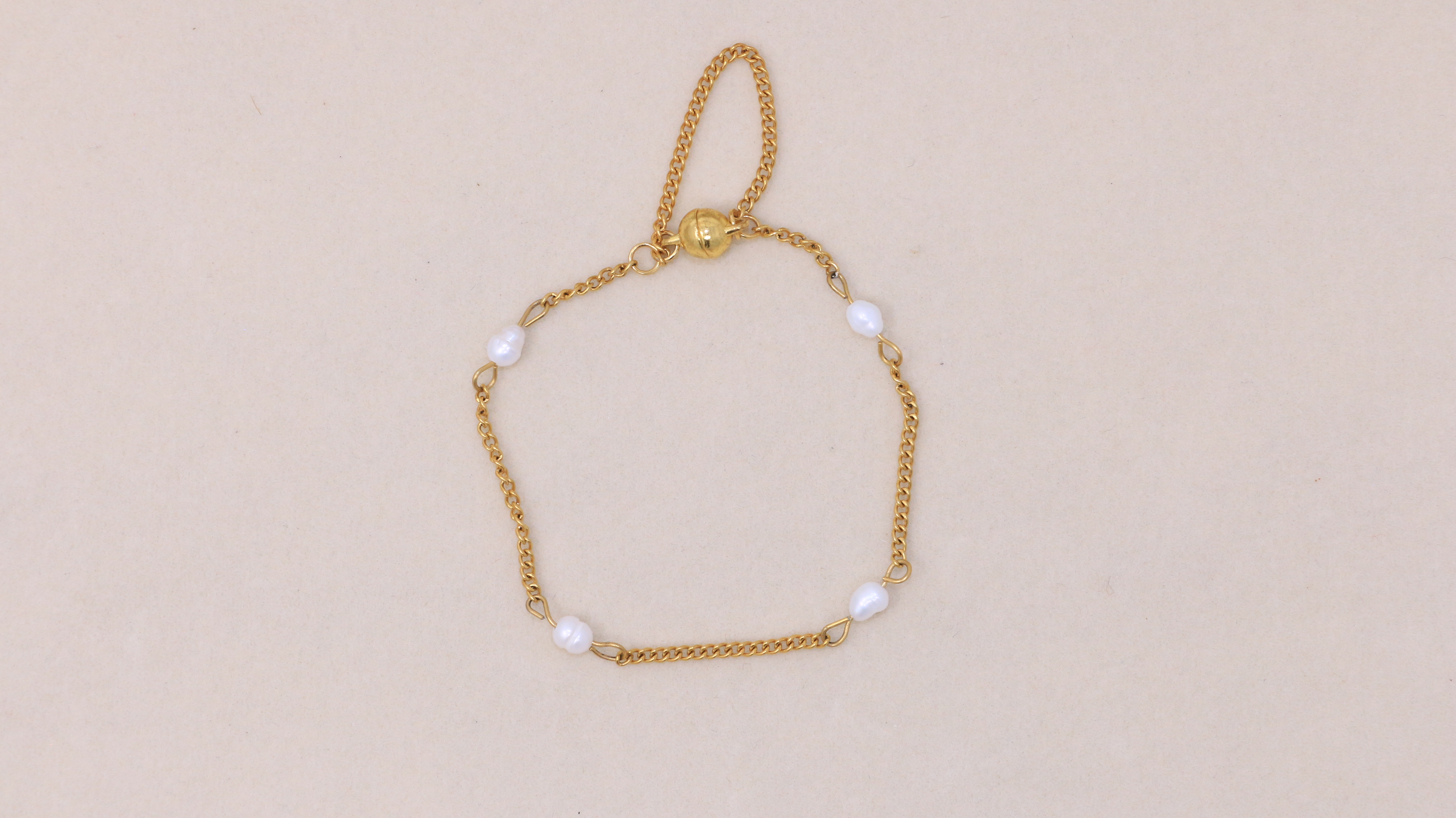 Bracelet Perle & Acier 