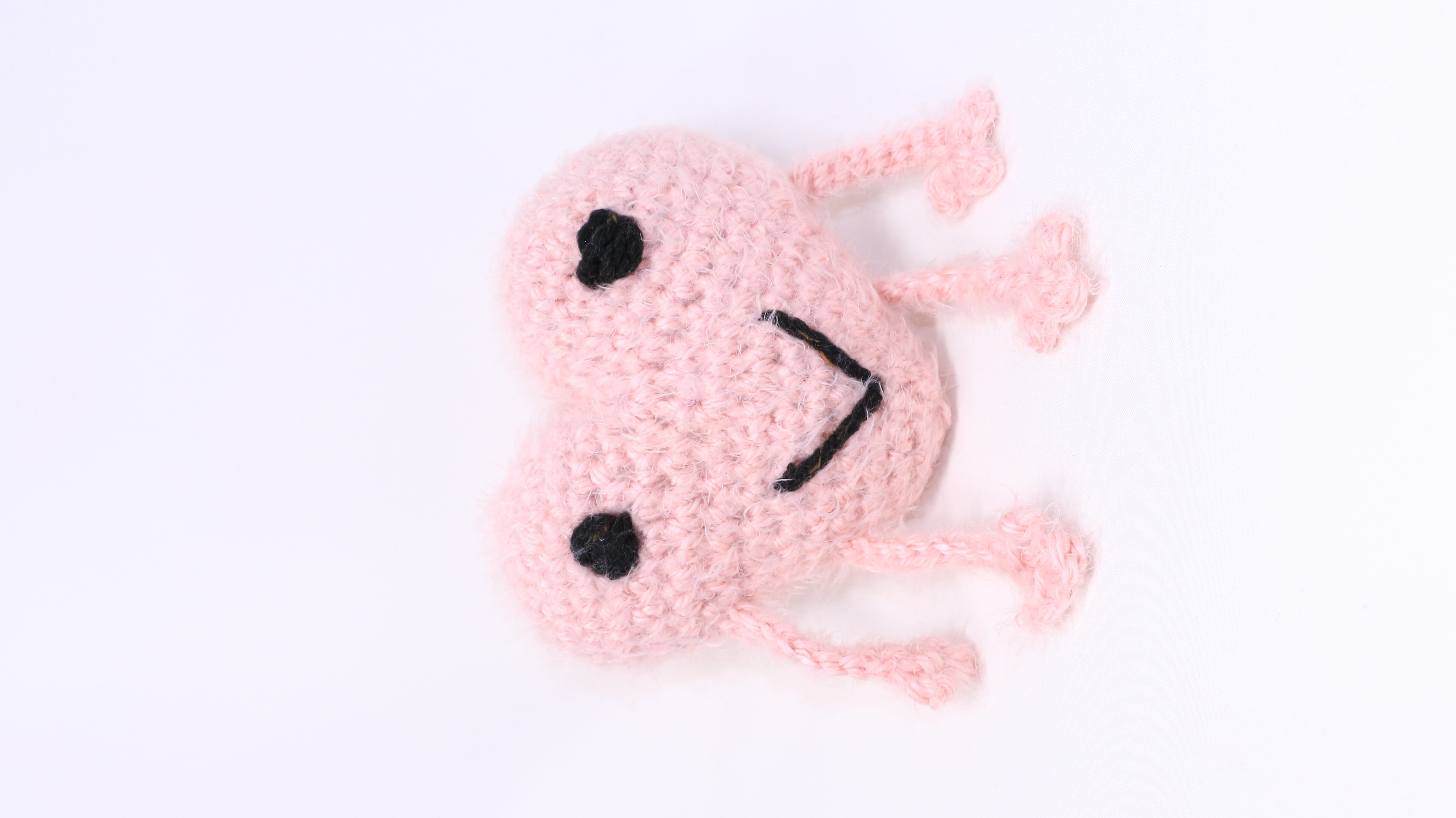 Amigurumi Cœur Rose Bonbon