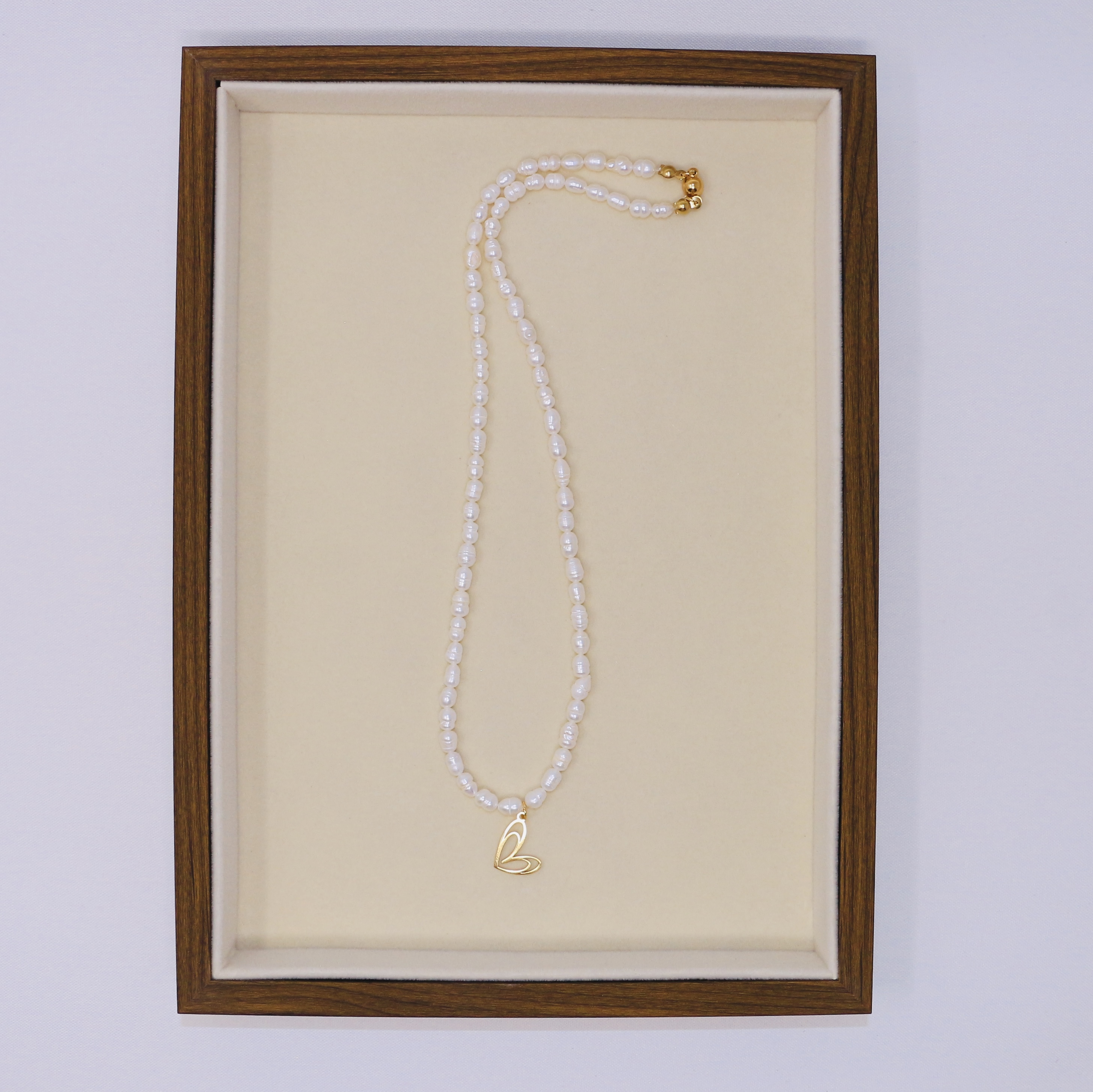 Collier delicat avec coeur