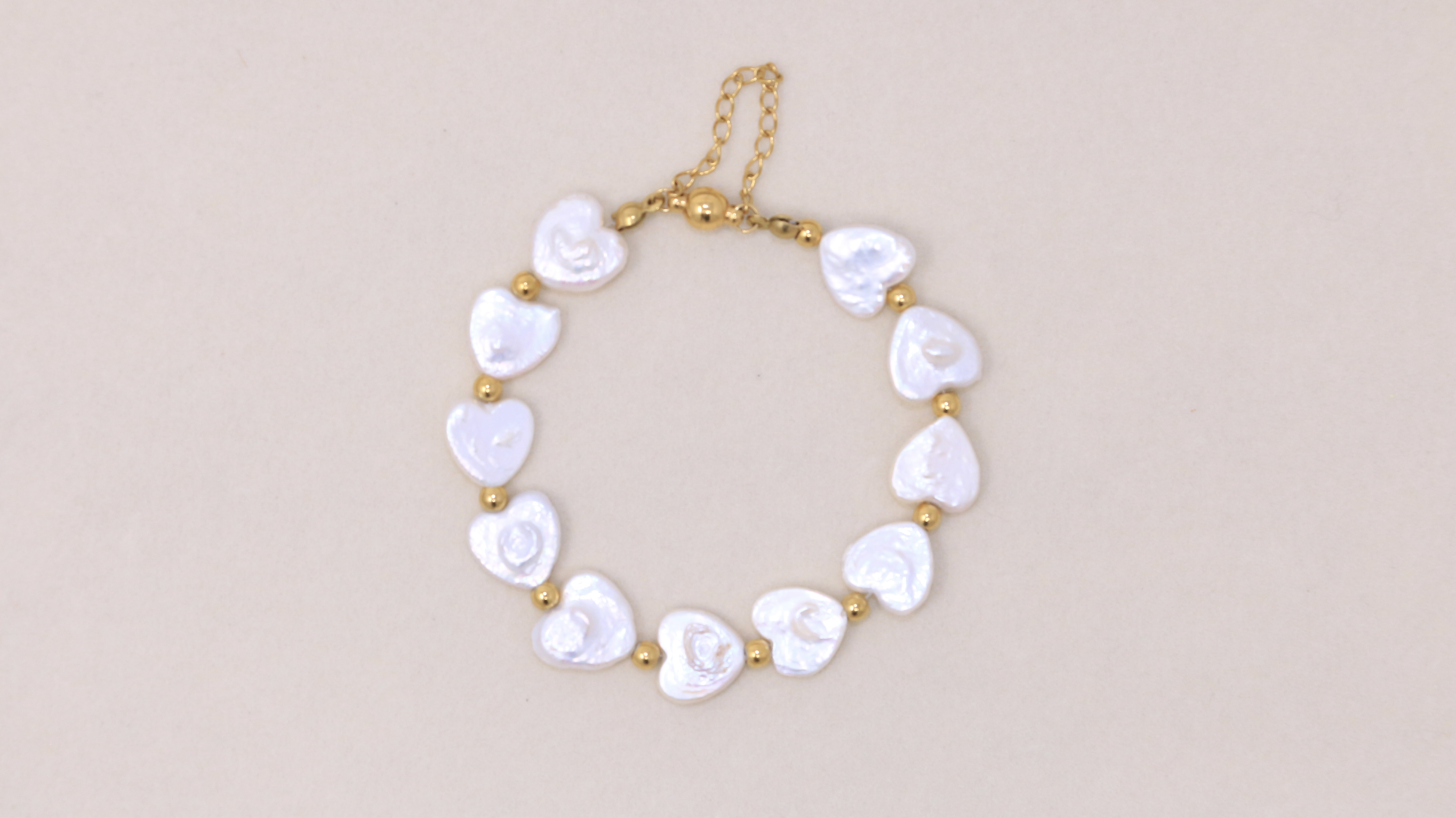 Bracelet Cœur de Perles