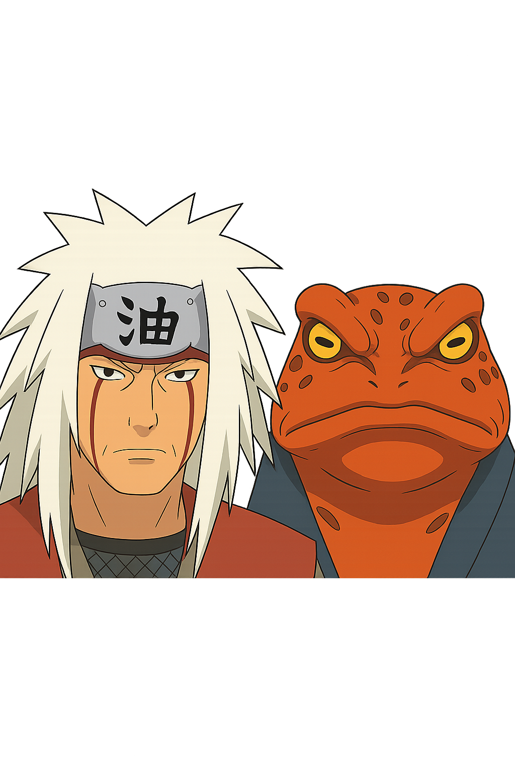 Jiraiya y Gamabunta: Unión Legendaria