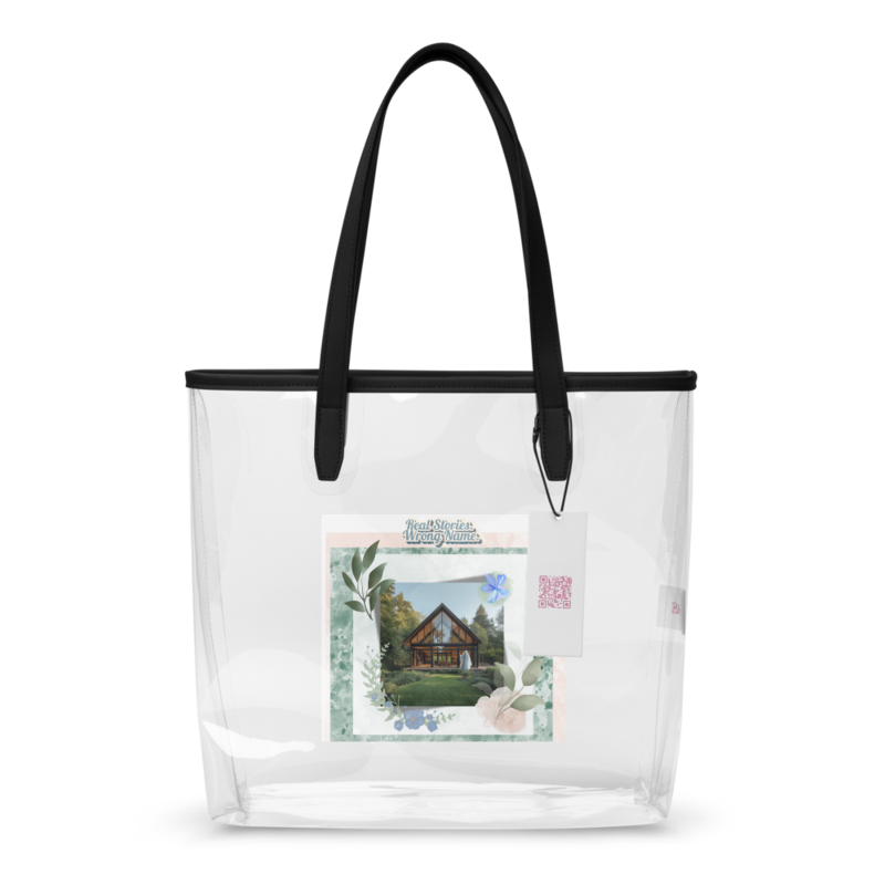 Clear tote bag