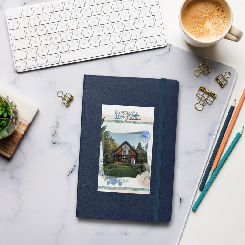 Hardcover bound notebook