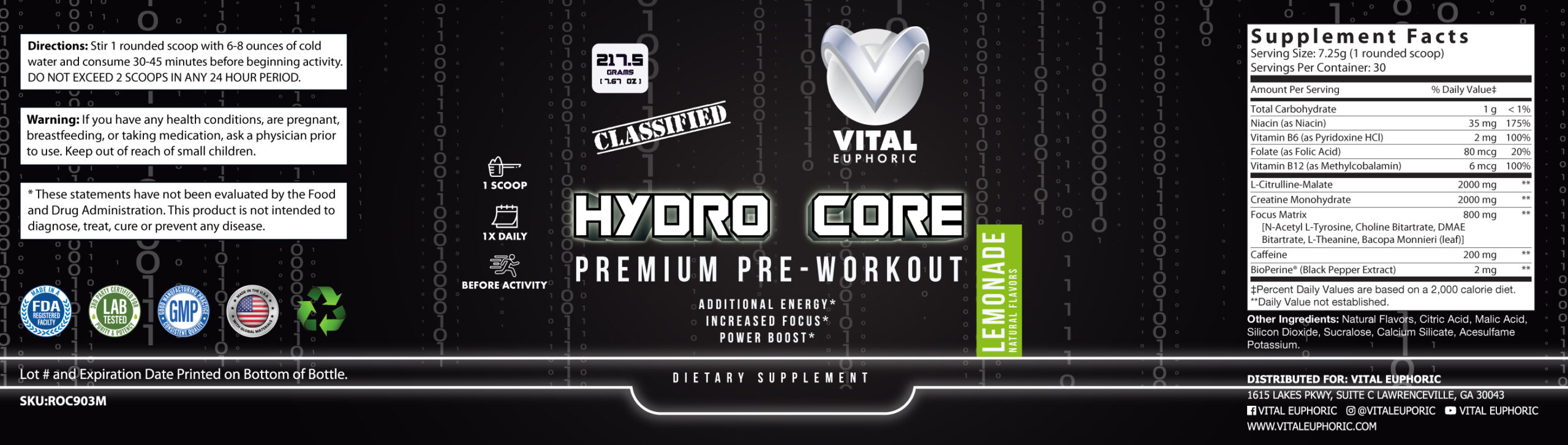 Pre-Workout – Lemonade