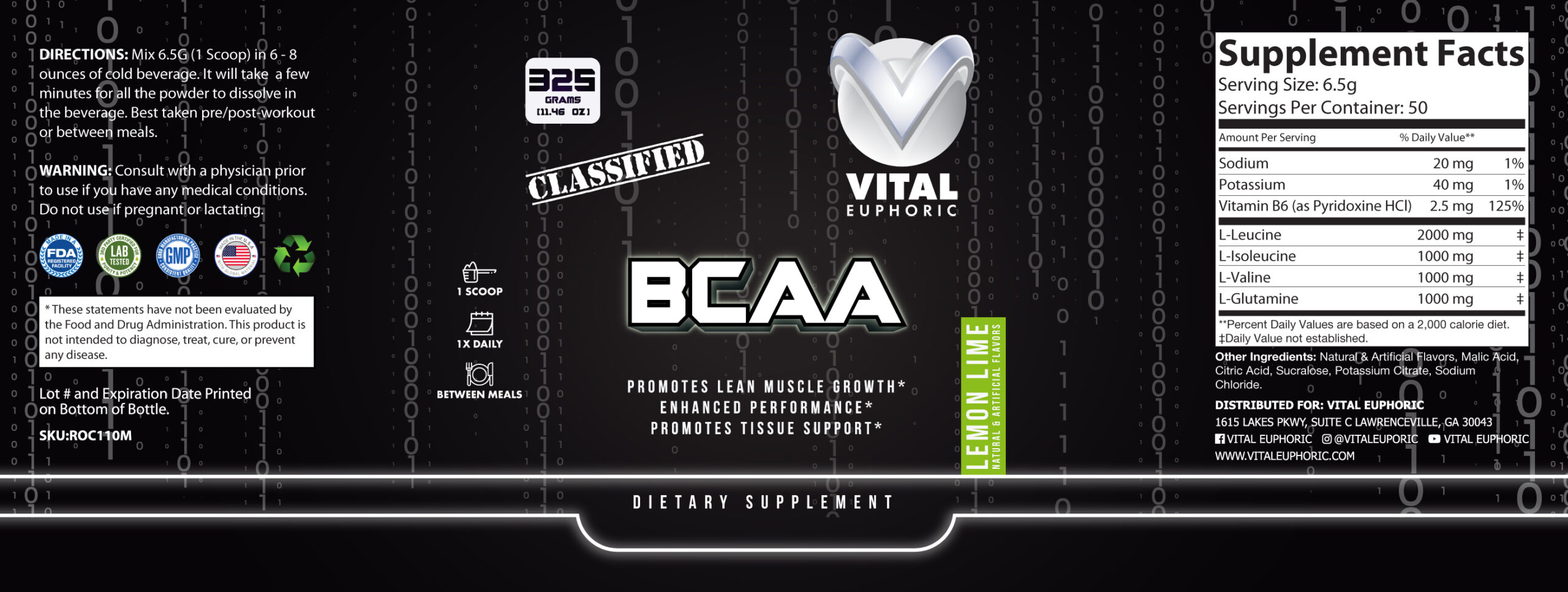 BCAA Lemon Lime
