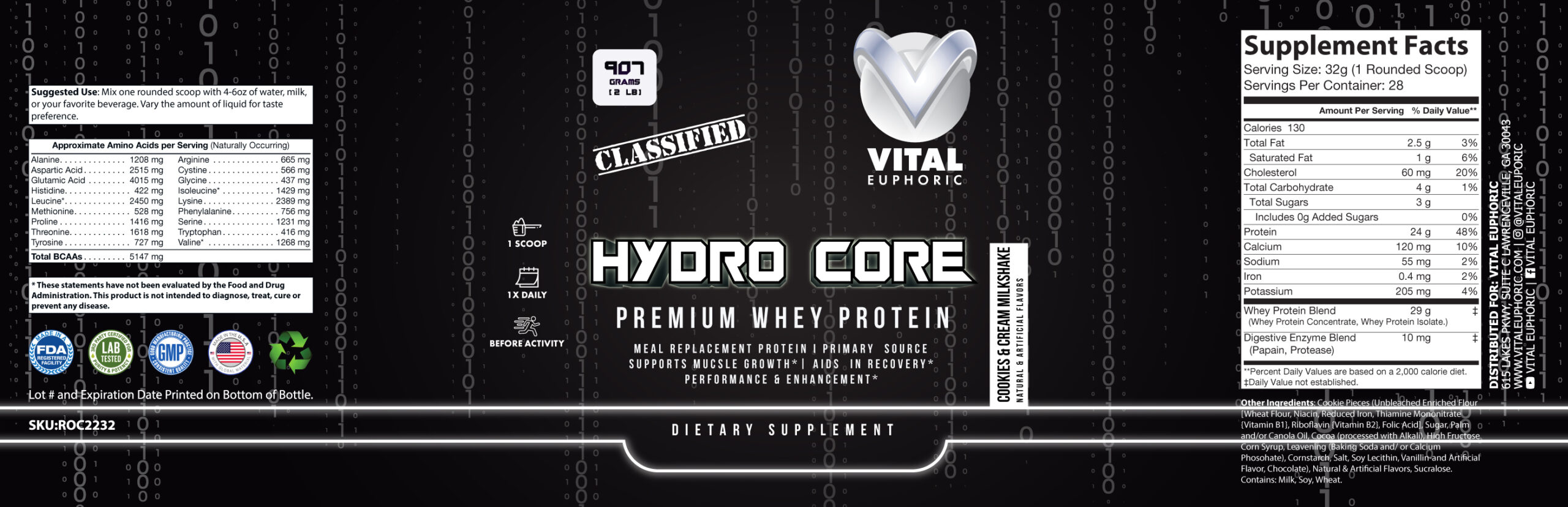 Hydro Core – Cookies & Cream