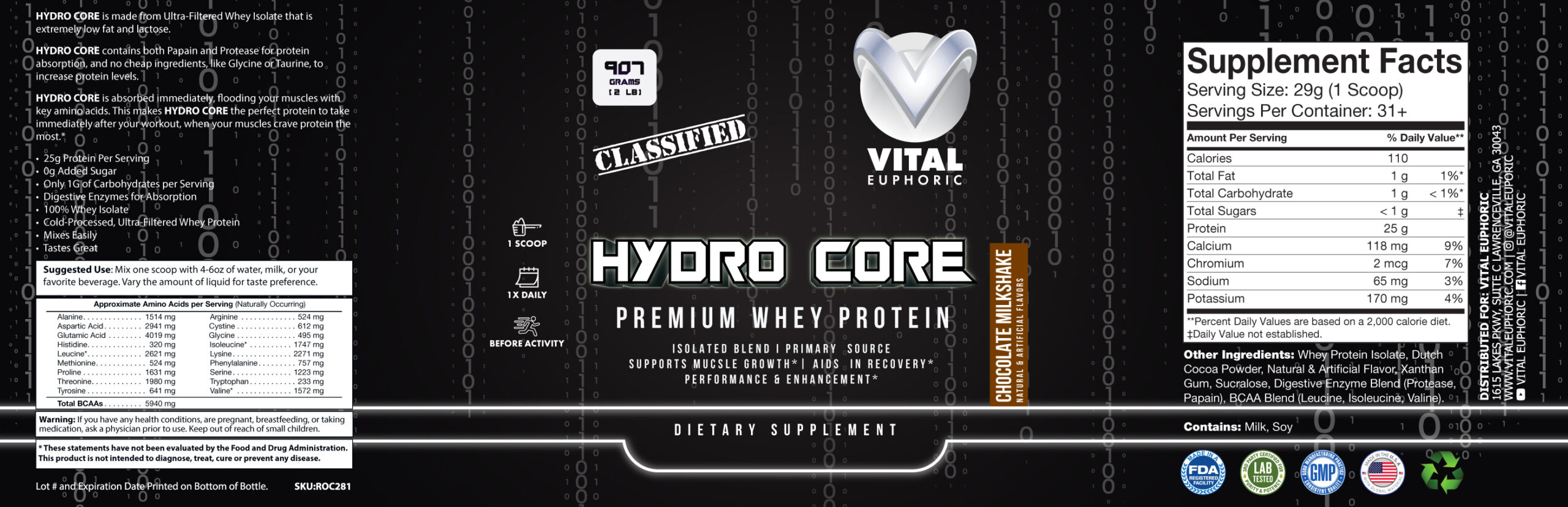 Hydro Core – Chocolate Milkshake