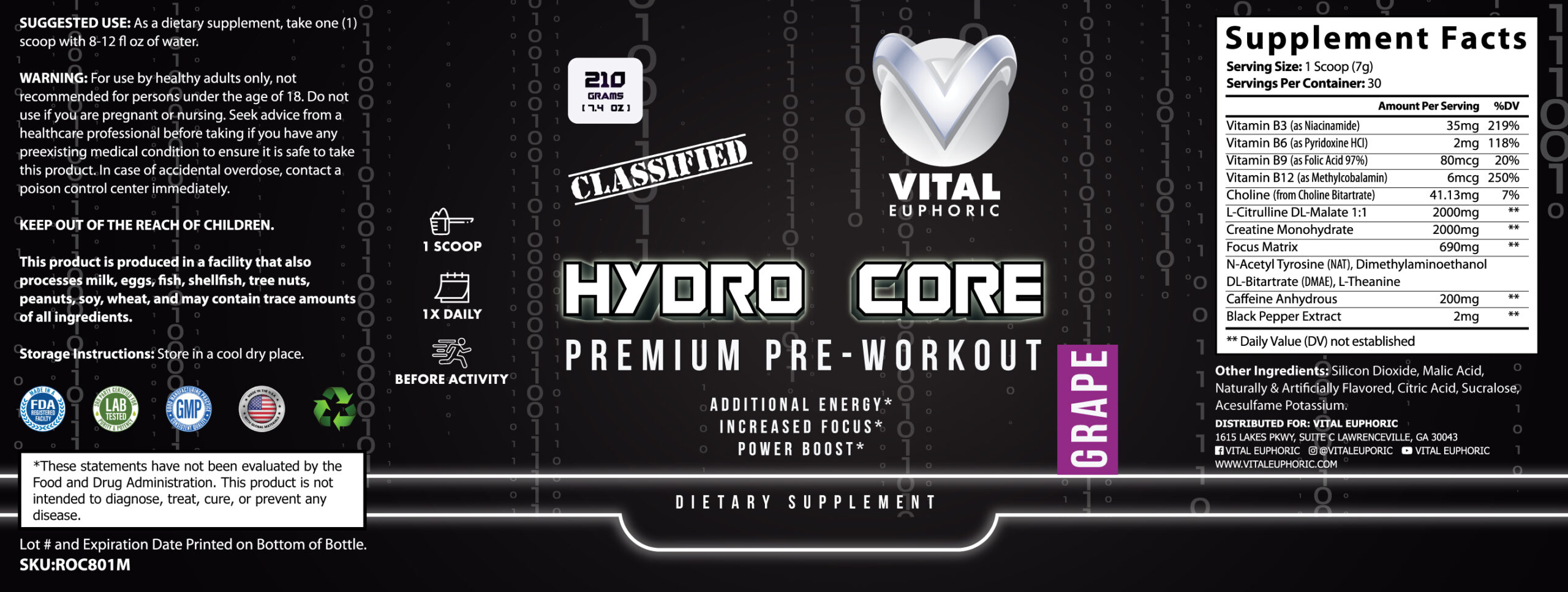 Pre-Workout – Grape