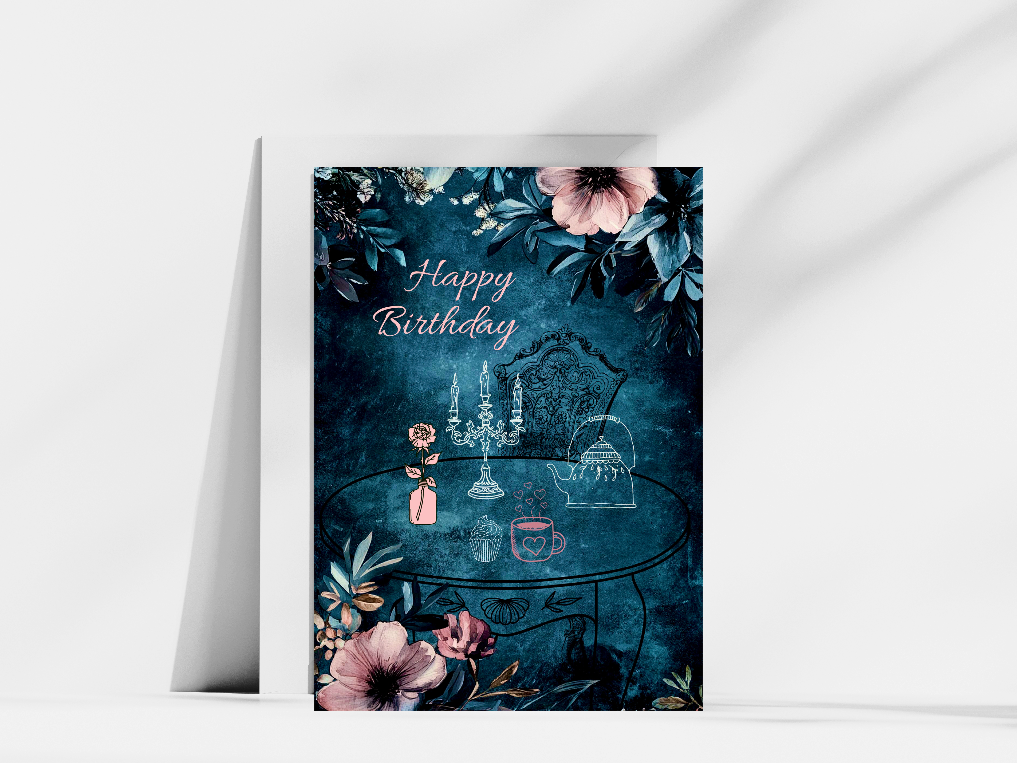 Teatime Luxury Birthday Card