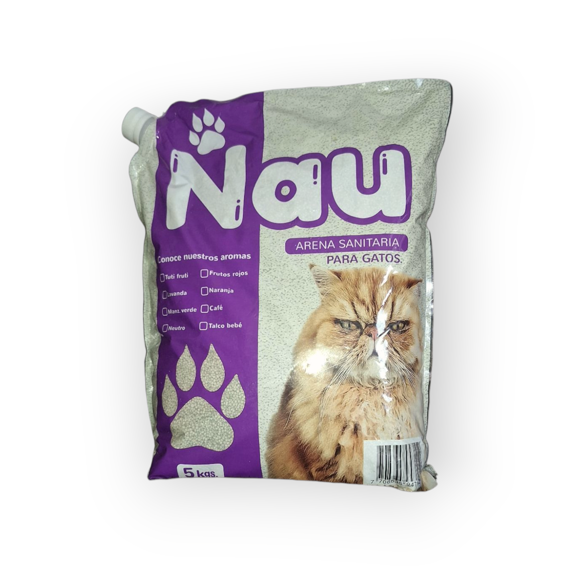 Arena para gatos x 5 kilogramos