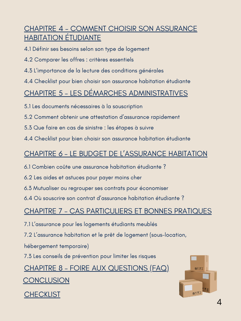 Assurance habitation étudiante