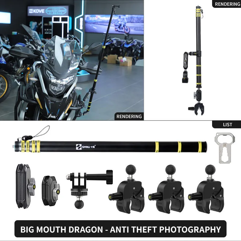 Action Camera Stand With Adjustable Strong Mount