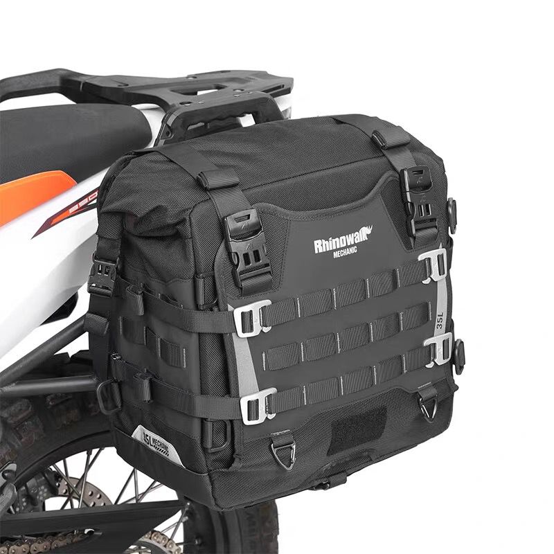 Rhinowalk Full SET Waterproof Rear Side Bag (20L, 35L) with extra Waterproof Inner + Map Holder 