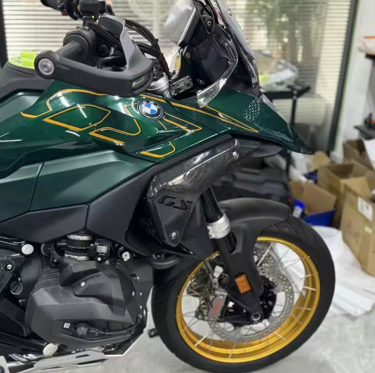 BMW R1300GS Carbon Fiber Side Panel Covers 