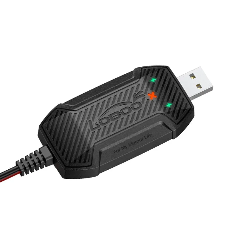 C20Pro Mini 12V Smart Battery Charger – 6-Stage USB-Powered Maintainer for Lead-Acid & LiFePO4, Compact Portable Design