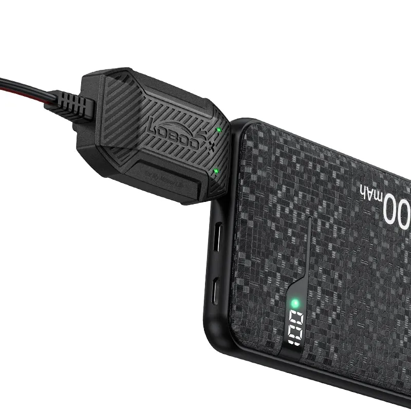 C20Pro Mini 12V Smart Battery Charger – 6-Stage USB-Powered Maintainer for Lead-Acid & LiFePO4, Compact Portable Design 
