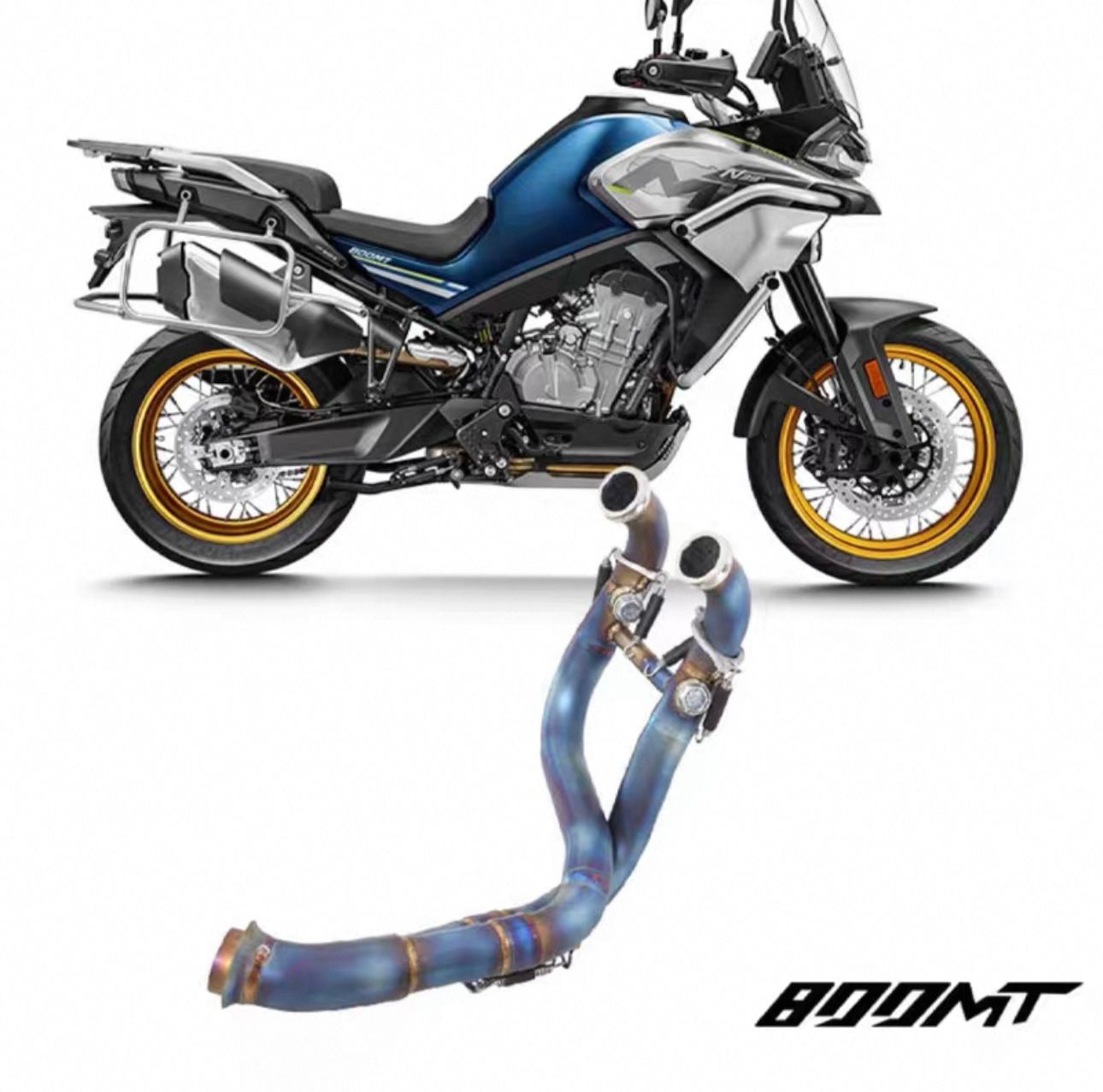CFMOTO 800MT, 800MT-X, 800MT Explorer Full System Exhaust