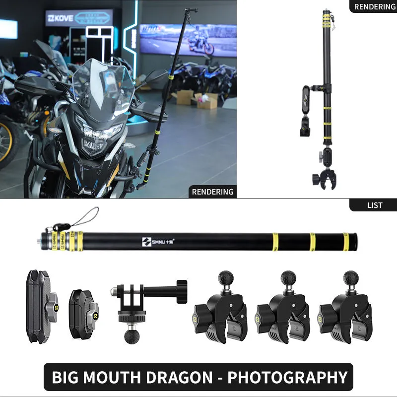 Action Camera Stand With Adjustable Strong Mount