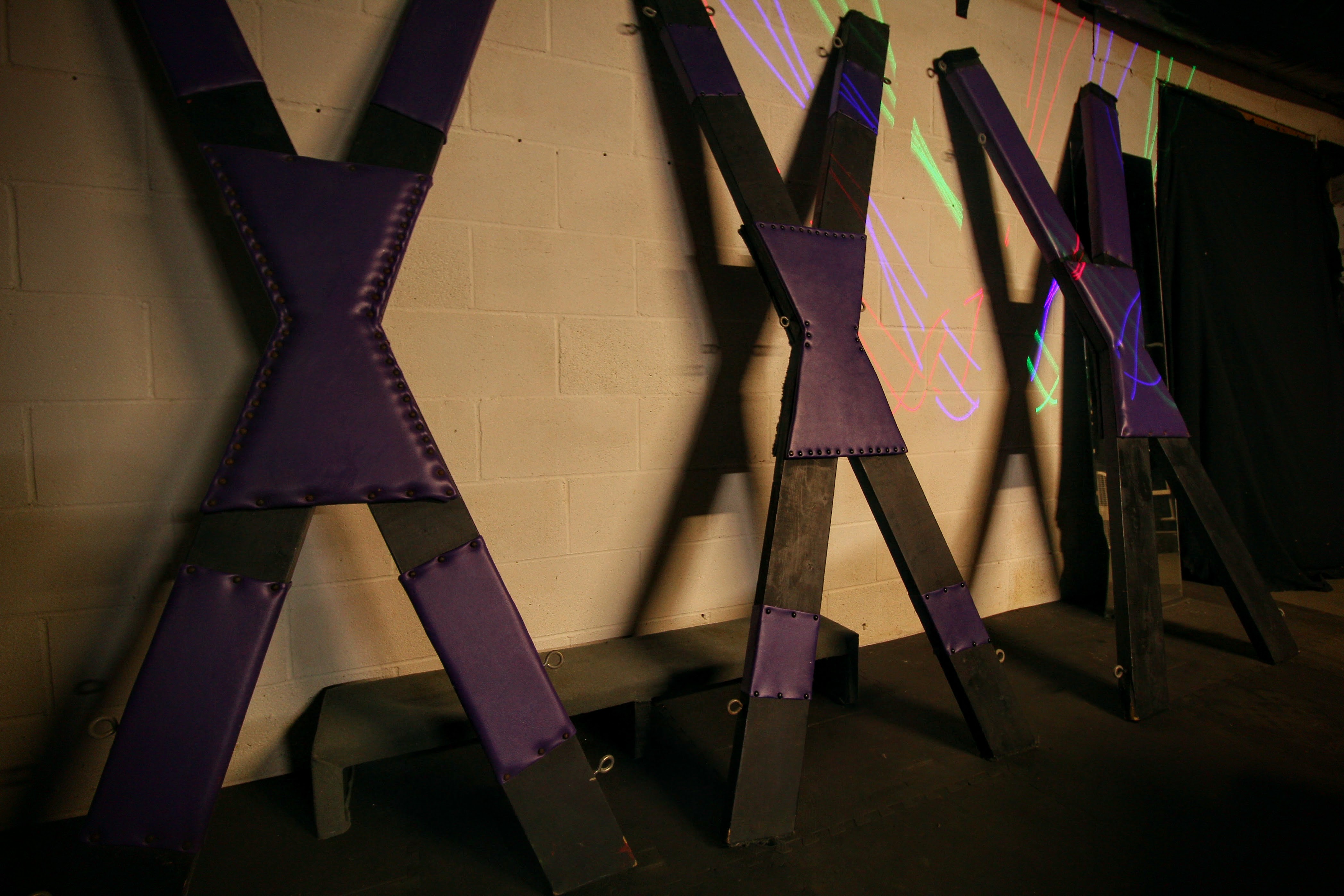 Sturdy Bondage St Andrews Cross Training Lead by Master Will