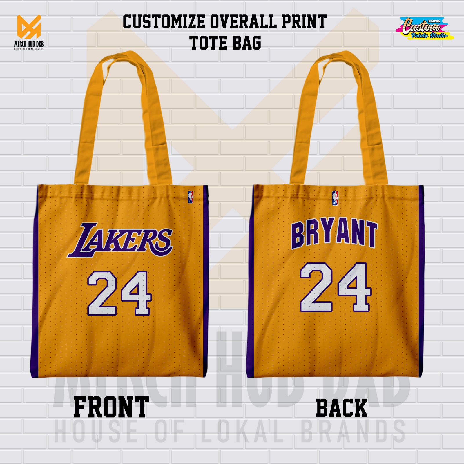 Lakers Bryant 24 Tote Bag