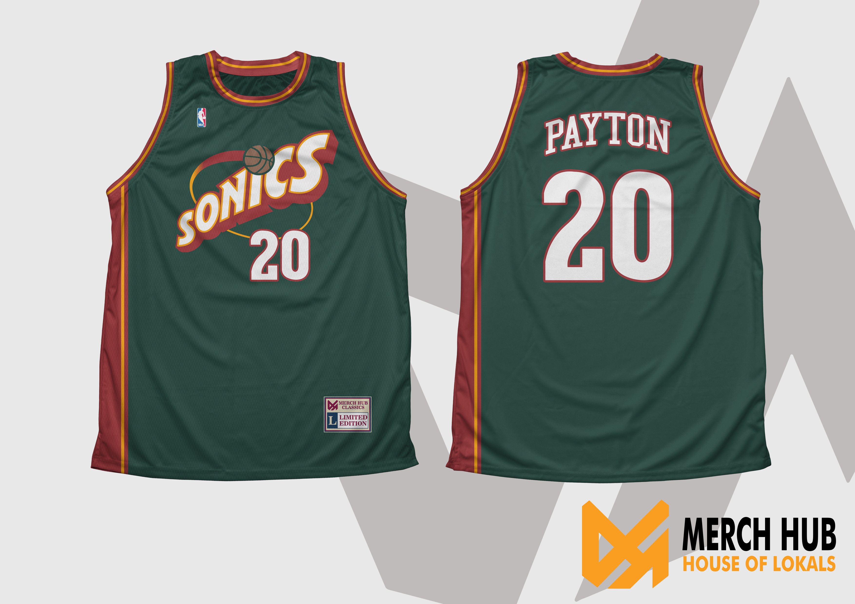 Seattle SuperSonics Gary Payton Jersey