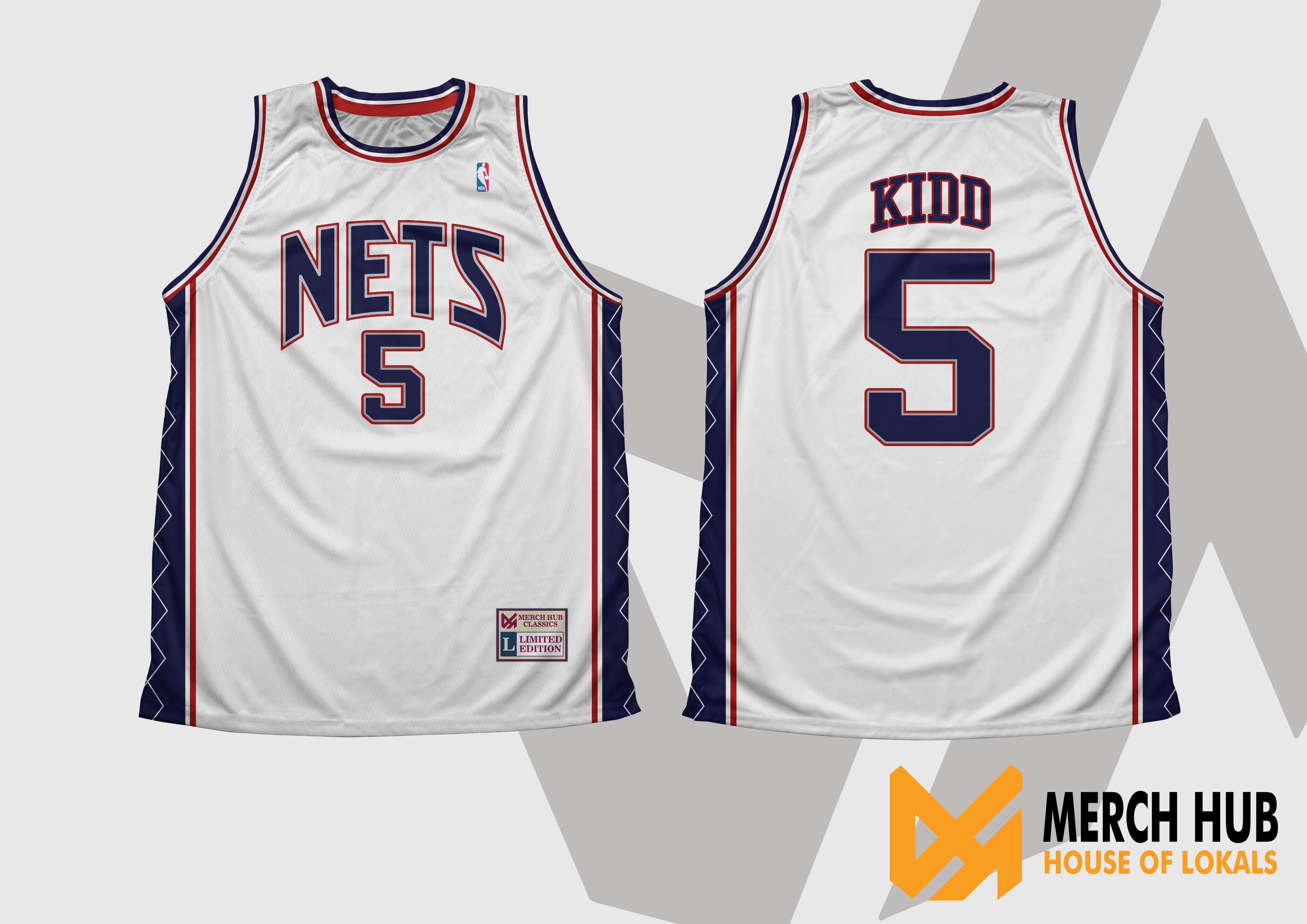 Jason Kidd New Jersey Nets Basketball Jersey