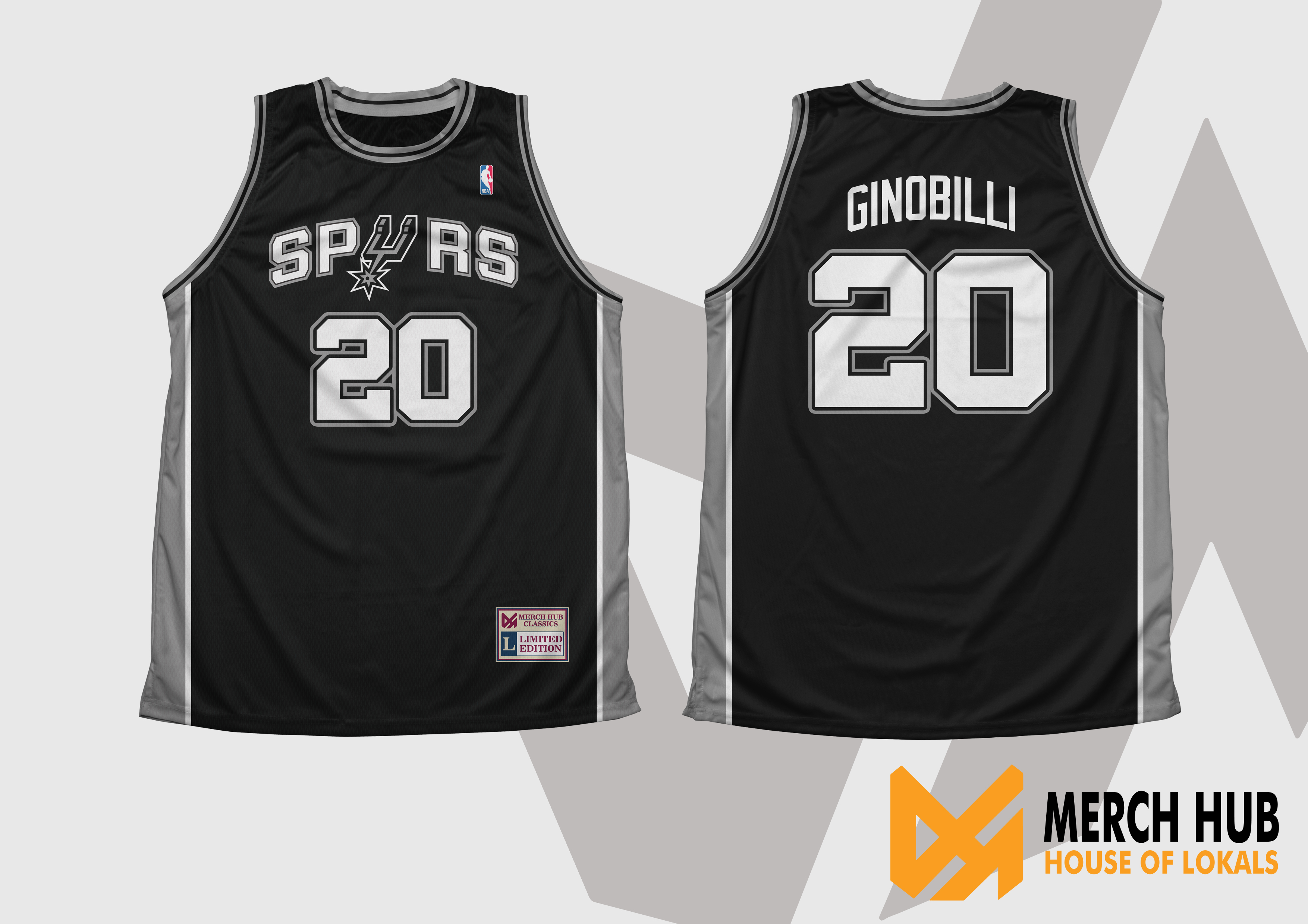San Antonio Spurs #20 Ginobili Jersey