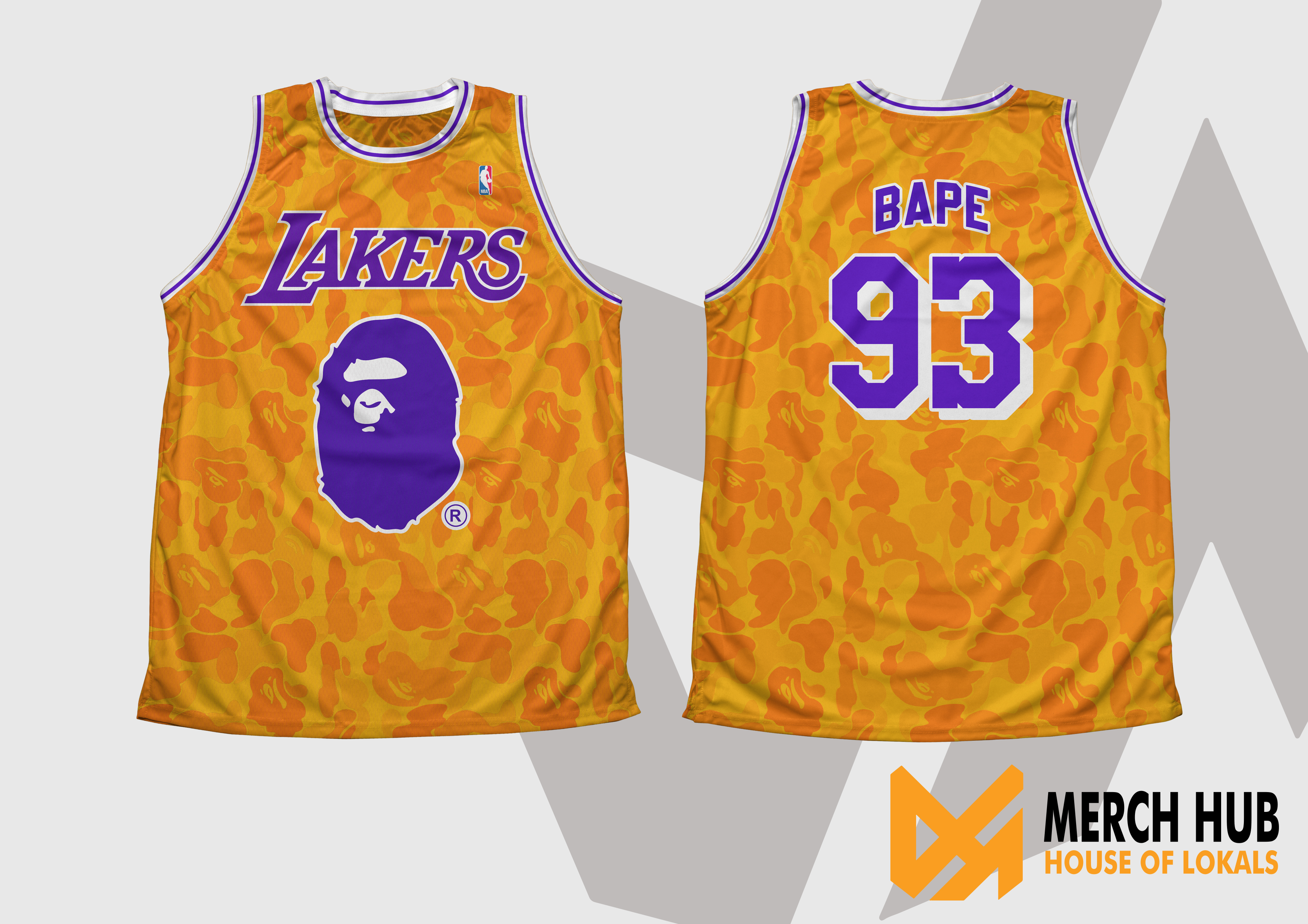 Lakers x BAPE Limited Edition Basketball Jersey
