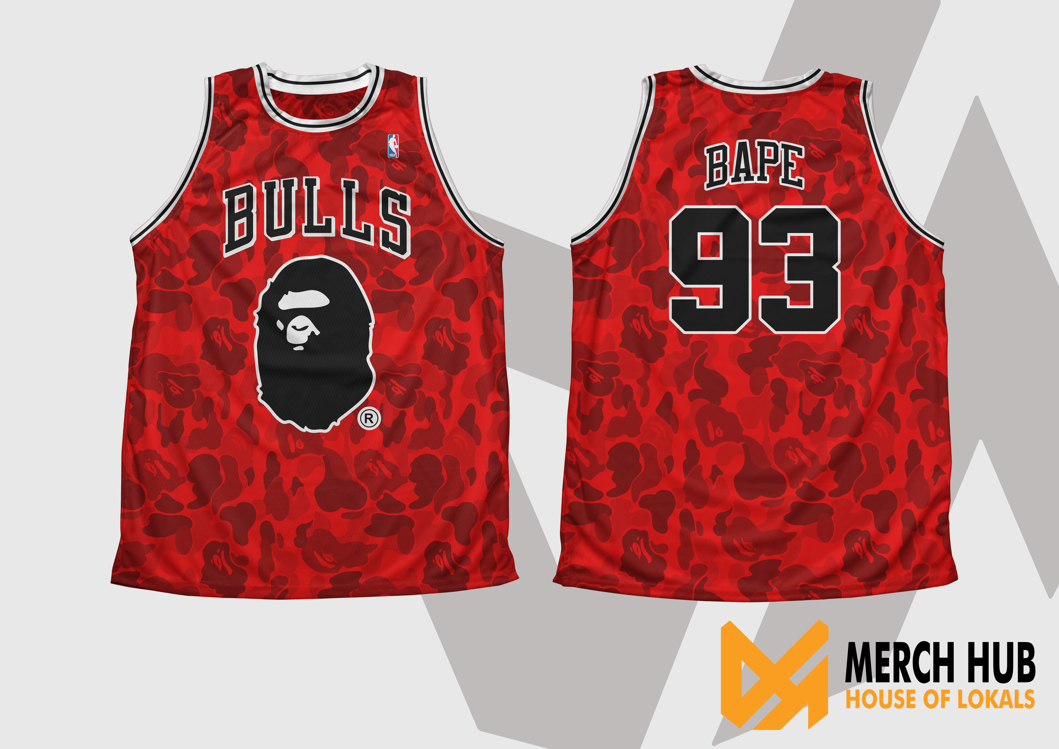 Bape x Chicago Bulls Basketball Jersey