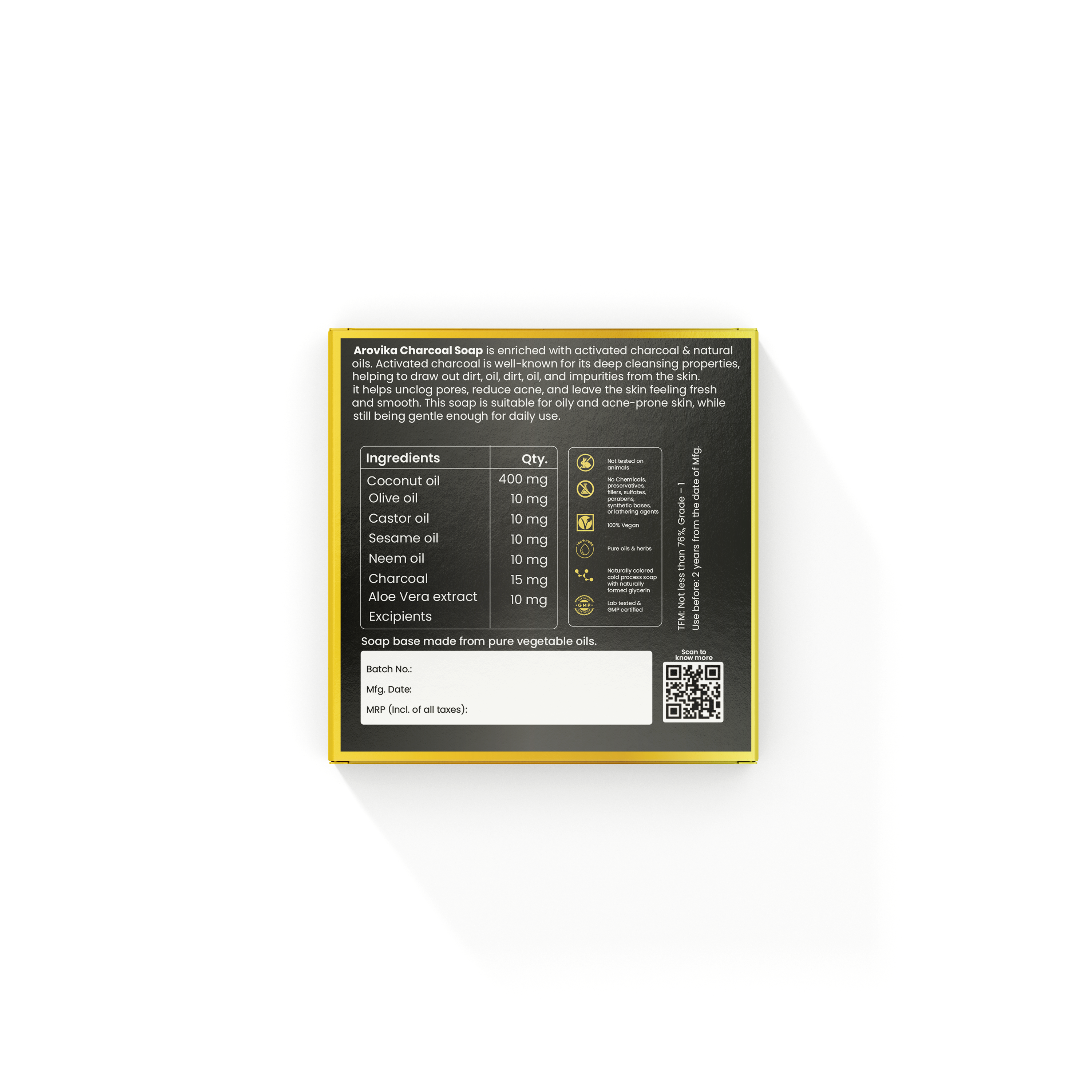 Arovika Charcoal Soap