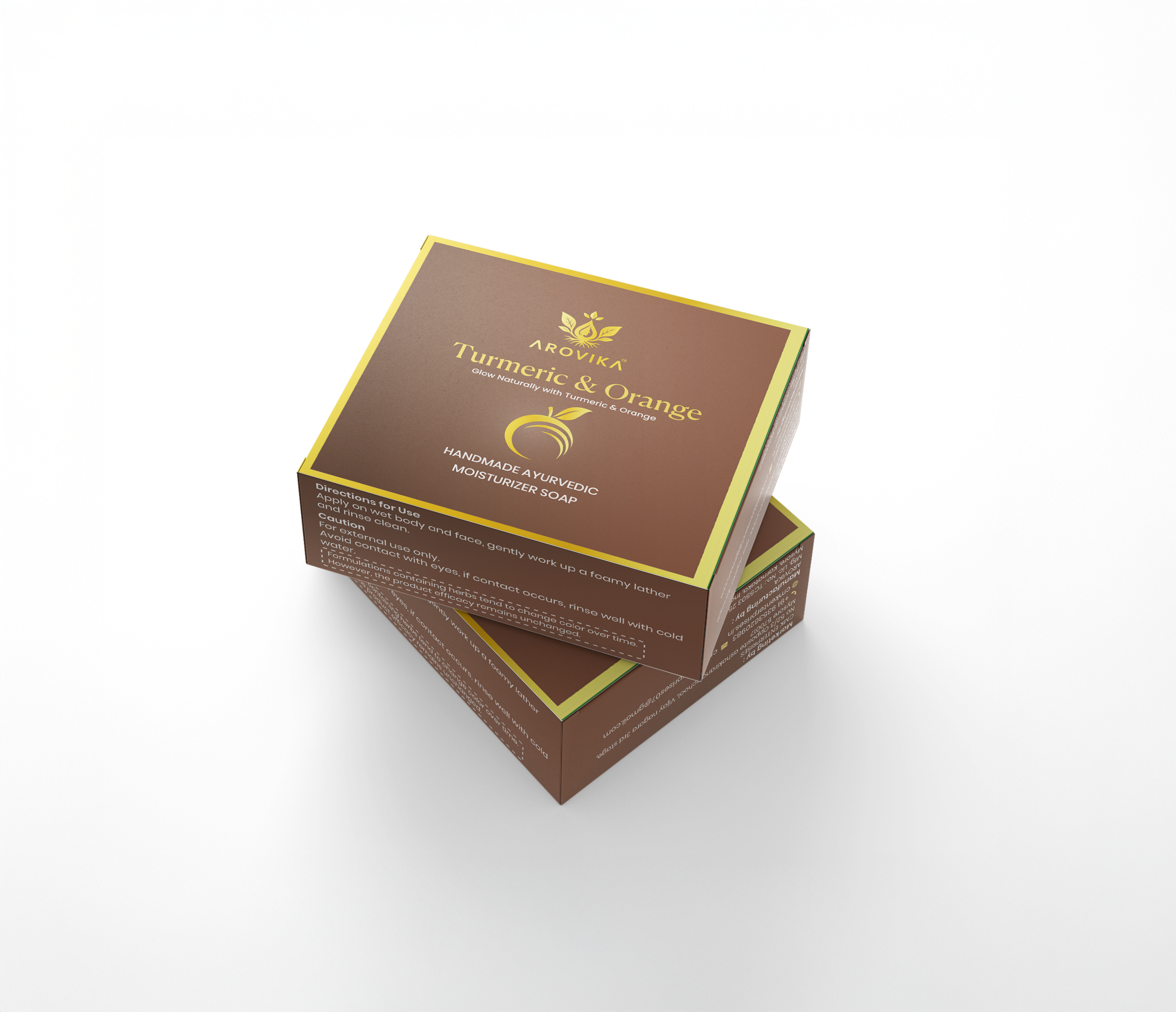 Arovika Turmeric & Orange Moisturizer Soap