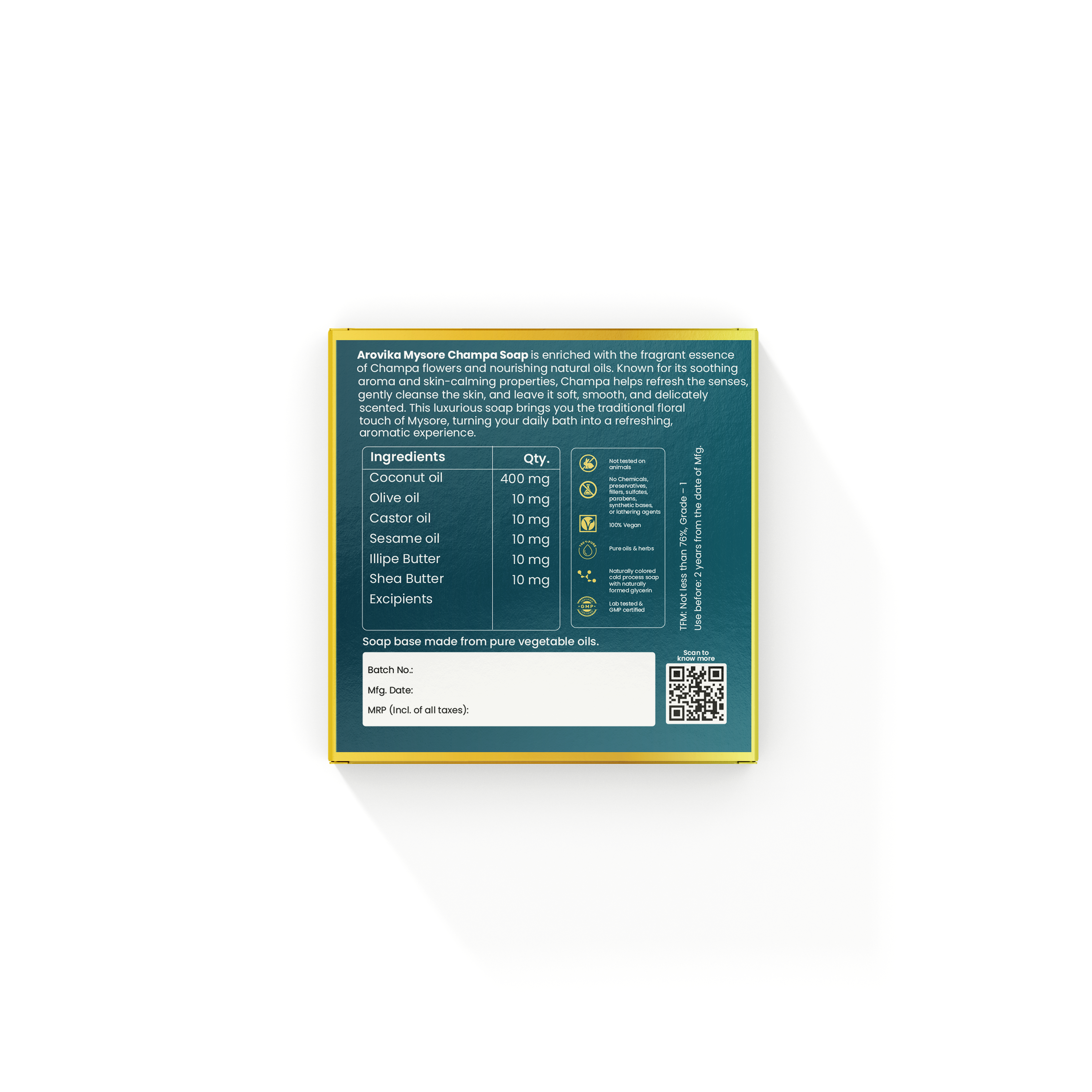 Arovika Mysore Champa Soap