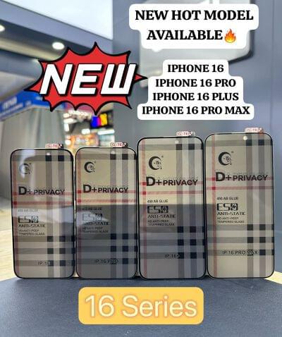 D+ Privacy Screen Protector for iPhone 16 Series