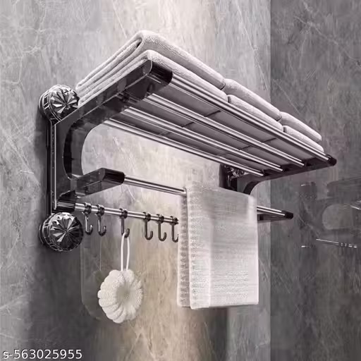 Wall Mounted Stainless Steel Bathroom Shelf -SS01510MH