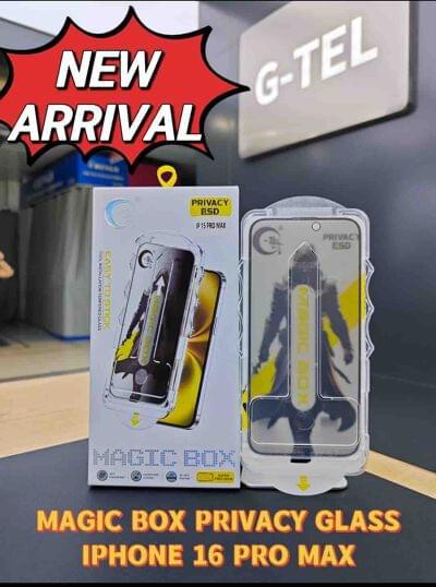 Magic Box Privacy Glass for iPhone 16 Pro Max