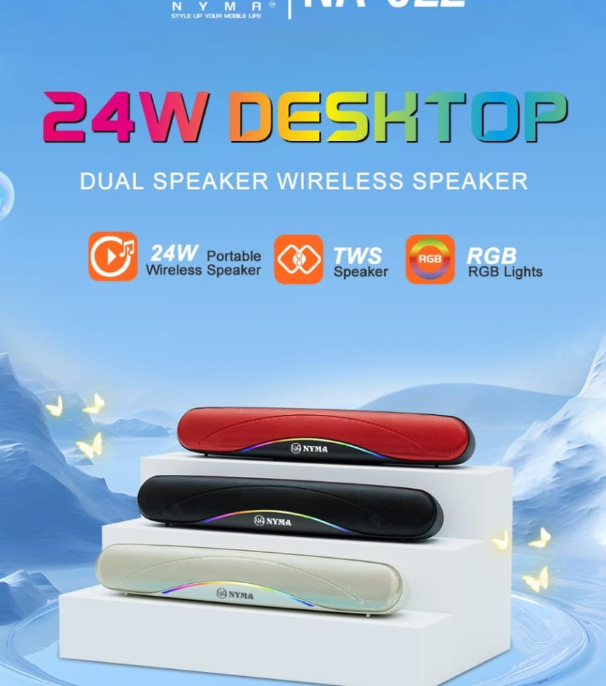 24W Desktop Dual Speaker Wireless Speaker  SS00058TG