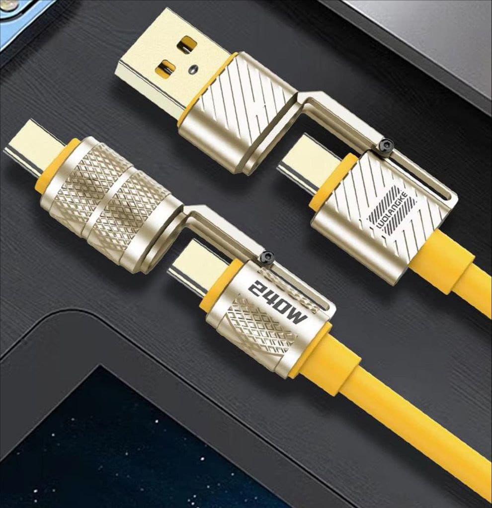 Multifunctional Rotatable USB-C Cable