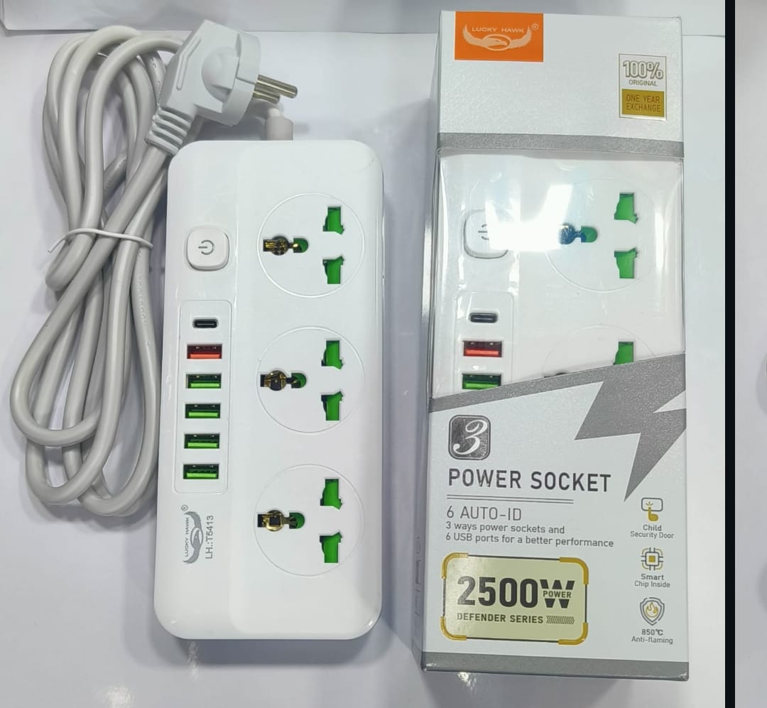 Power Socket with USB Ports SS00095TG