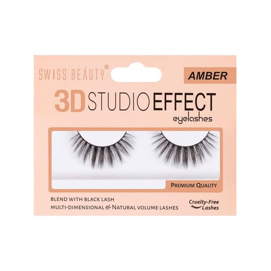 Swiss Beauty 3D Studio Effect Eyelashes Amber -MK01341AC