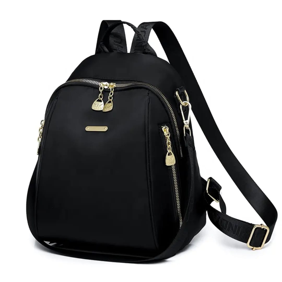 Black Fashionable Backpack - AM01414MB