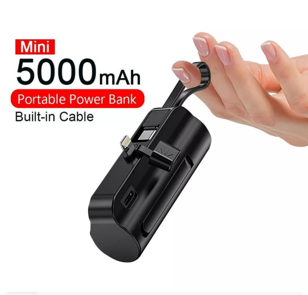 Mini 5000mAh Portable Power Bank  SS00012TG 