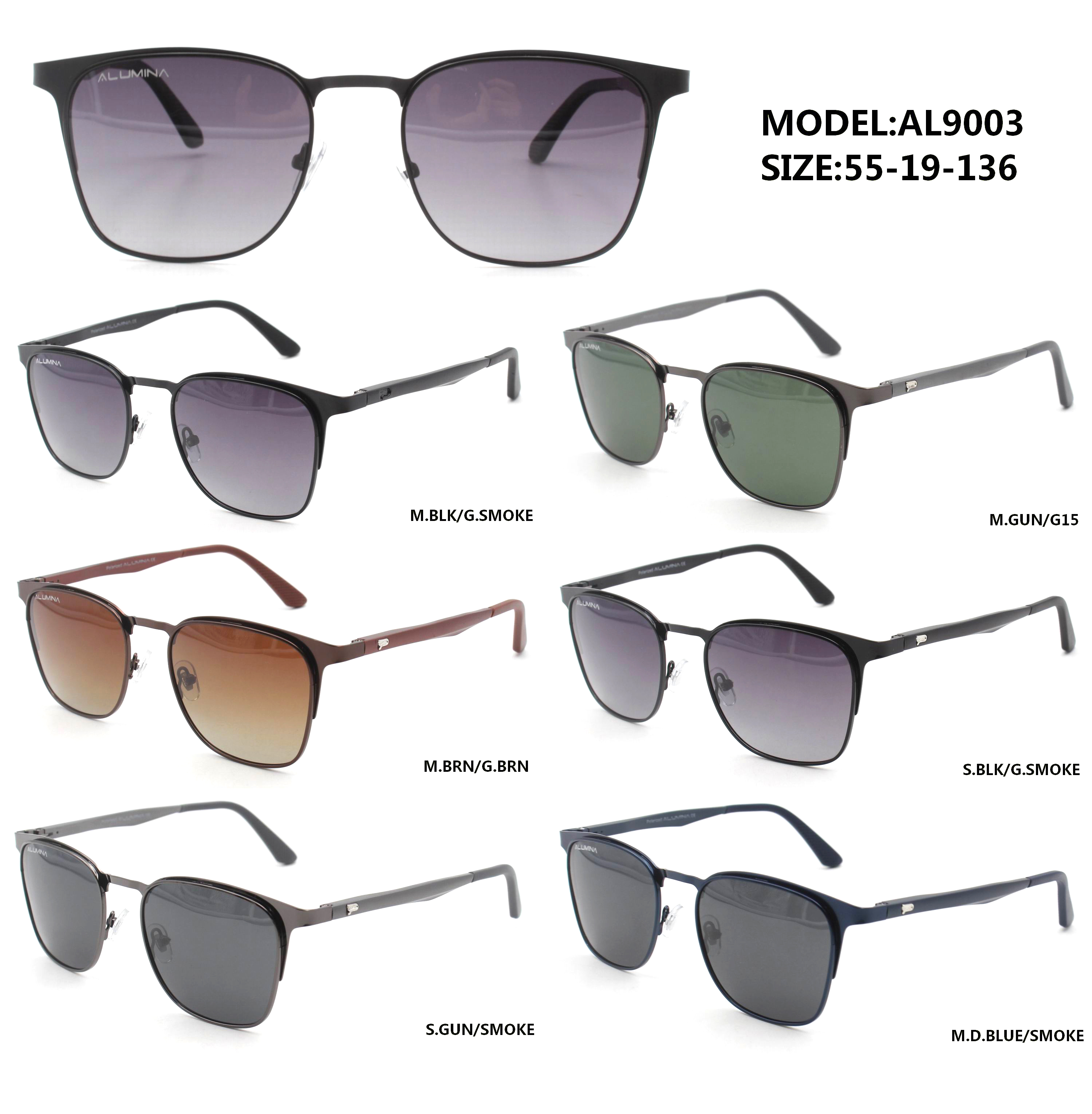AL9003 Sunglasses Collection