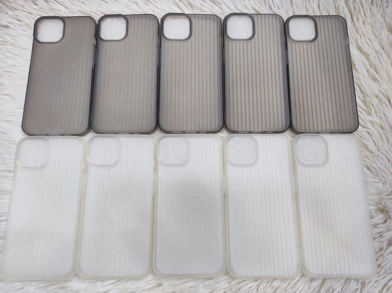 Transparent Textured Phone Cases