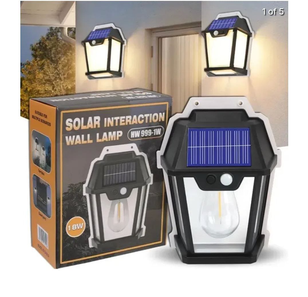 Solar Interaction Wall Lamp