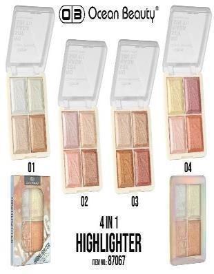 Ocean Beauty 4 in 1 Highlighter Palette