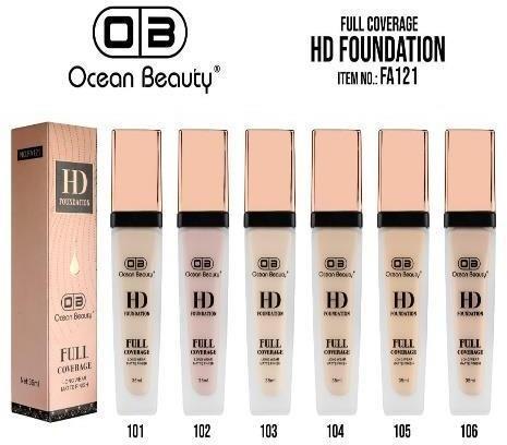 Ocean Beauty Full Coverage HD Foundation