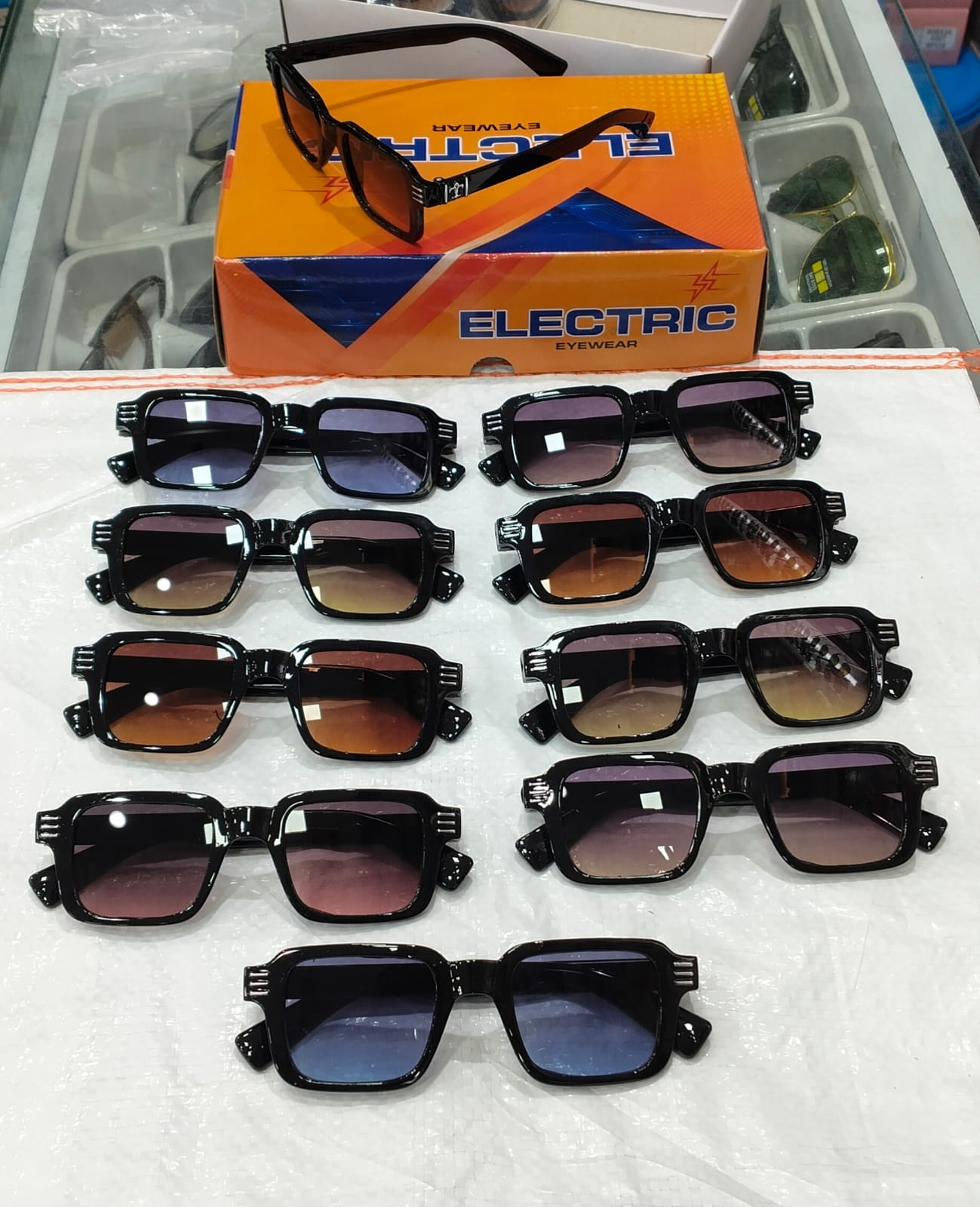 Black Square Frame Sunglasses