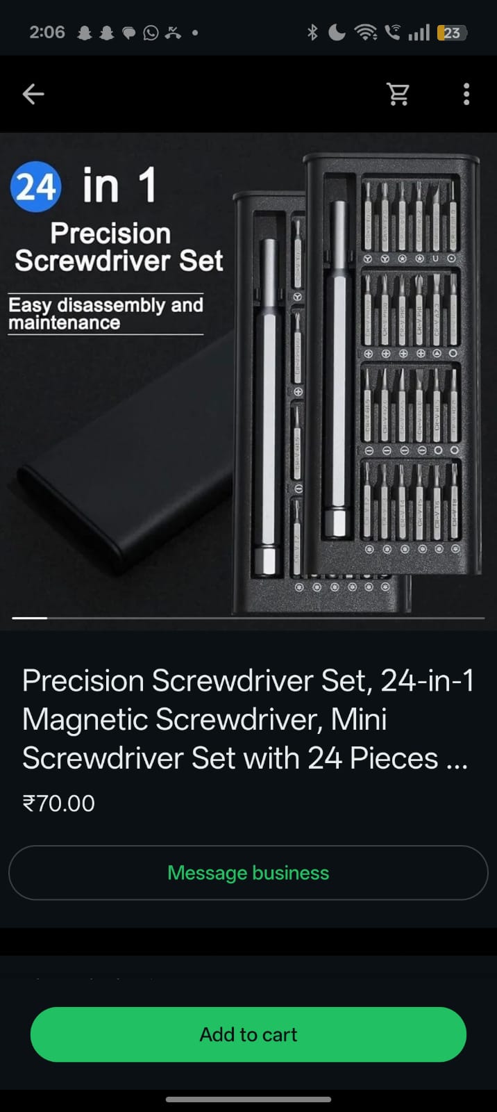 Precision Screwdriver Set, 24-in-1